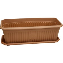 Hak Plastik Hak Pls Dış Mekan Saksı Tabaklı No 2 10172 (42LT)