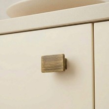 Elovias System Düğme Mobilya Kulbu Antik Renk 44x27mm Çift Delikli Kulp (SY4335 0016 ABM)