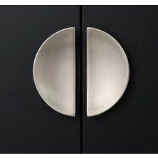Elovias System Düğme Yarım Daire Mobilya Kulbu Saten Renk 32mm Kulp (SY4716 0032 NB)