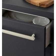 Elovias System Mobilya Kulbu Saten Renk 320mm Kulp (SY8702 0320 NB-NB)