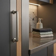 Elovias System Mobilya Kulbu Saten Renk 160mm Kulp (SY4713 0160 NB)