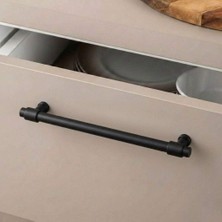 Elovias System Mobilya Kulbu Siyah Renk 320mm Kulp (SY4686 0320 AL6-AL6)