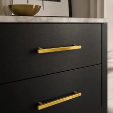 Elovias System Mobilya Kulbu Altın Renk 608mm Kulp (SY8702 0608 GL-GL)