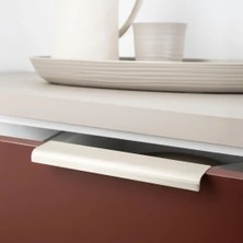 Elovias System Entegre/Gömme Mobilya Kulbu Saten Renk 160mm Kulp (SY1745 0160 NB)