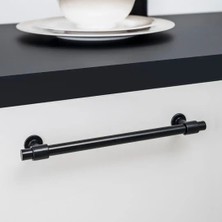 Elovias System Mobilya Kulbu Siyah Renk 128mm Kulp (SY9236 0128 AL6-AL6)
