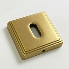 Elovias System Kare Oda Kapı Rozeti Gold Branch Renk (RO17N GB)