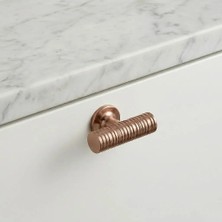 Elovias System Düğme Mobilya Kulbu Rose Renk 8mm Kulp (SY9208 0008 Rs-Rs)