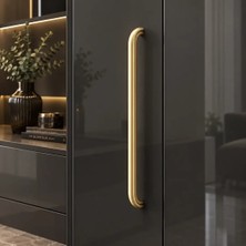 Elovias System Mobilya Kulbu Gold Branch Renk 480mm Kulp (SY8315 0480 GB)