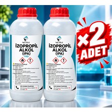 Netra Saf Ipa %99.9 Izopropil Alkol Yüzey Temizleyici 1 Litre * 2 Adet , Elektronik Cihaz Temizleme , Içerisinde Su Bulunmamaktadır.