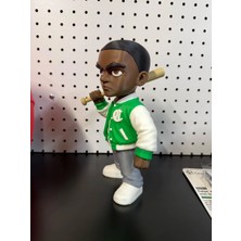 Axelon Gta 5 Franklin Chibi Figür - Yeşil Kolej Ceketli Gamer Masa Aksesuarı
