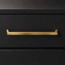 Elovias Özen Mobilya Kulbu Mat Titanyum Renk 224mm Kulp (Ö551-224-05)