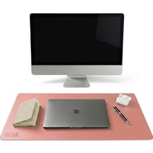 Tr 40X90 El Yapımı Deri Masa Pad - Premium Kaymaz Deri Mousepad ve Klavye Altlığı - Sümen Masa