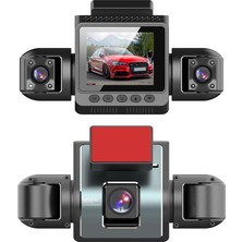 Tr 4 Kameralı Araç Kamera Sistemi – 1080P Dash Cam, Ön Arka Iç Yan Kayıt, Gece Görüşlü A