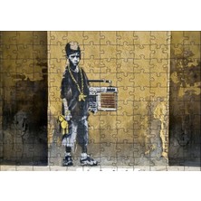 Tr Cakatablo Duvar Boyama Gangster Çocuk 120 Parça Puzzle Yapboz Mdf Ahşap