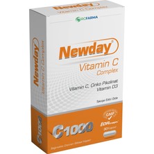 Tr Newday Vitamin C Complex Çinko Pikolinat 30 Kapsül