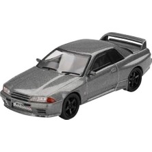 Tr Sunrich MGT01024-BL Mını Gt 1/64 Nissan Skyline Gt-R (Nısmo BNR32 Crs Versiyonu) Koyu Metal Gri (