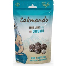Tr Takmandu Glutensiz ve Vegan Hindistan Cevizli Bitter Çikolata Kaplı Hurmatopları 100G
