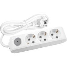 Tr Multi-Let 7m 3 Prizli Anahtarlı Monoblok Fiş Cca 3x2.5 mm Ttr Uzatma Kablosu