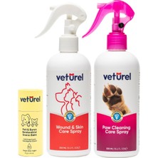 Tr Kedi Köpek Yara Bakım Spreyi Pati Balm Nemlendirici Stick Pati Kir Koku Giderici Enfeksiyon Ön