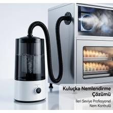 Tr Kuluçka Makinesi Nem Cihazı 4 Litre Ultrasonik Nemlendirici Otomatik Nem Kontrol Sistemi Civciv