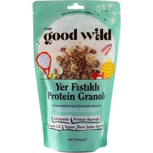 Tr Yer Fıstıklı Protein Granola - Ilave Şekersiz, Glutensiz Vegan Atıştırmalık, Yüksek Lif