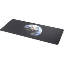 Tr Büyük Oyuncu Mouse Pad 300X700 mm Mikro Kumaş Yüzeyli Desenli Mousepad, Kaymaz Kauçuk Tabanl