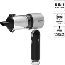 Tr AR4500 Rushx Araç Içi Süpürge 17000PA 6-In-1 Şarjlı Kablosuz Güçlü Vakumlu El Süpürge