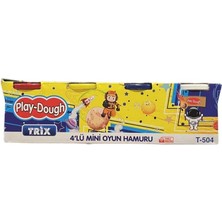 Tr Play-Dough 4lü Mini Oyun Hamuru Renkli