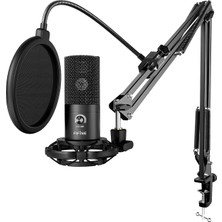 Tr Akış Mikrofonu Pc Kollu, USB Mikrofon Ps4 Ps5 Mac, Pop Filtre, Shock Mount, Oyun Podcast Stüdy