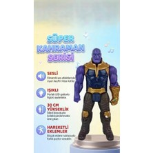 Farbu Oyuncak Avengers Süper Kahramanlar Serisi Thanos 30 cm Sesli ve Işıklı Hareketli Eklemli Figür Oyuncak