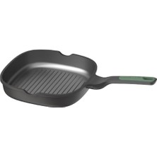 Tr Leo Yeşil 26 cm Döküm Izgara Tava