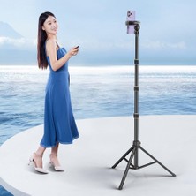 Tr Bluetooth Kumandalı Alüminyum Tripod Işık Standı 180 cm Telefon Tutucu Stand Yüksek Açı �