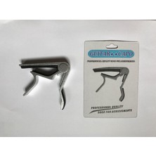 Tr A010SR Kapo Mandal Tipi, Sılver (Gümüşi) Guıtar Capo, Gümüş Rengi, Mandal Tip
