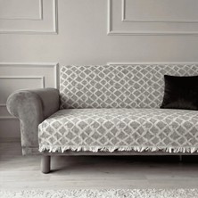 Bellevia 180X200 Kaymaz Koltuk Örtüsü Şalı Çekyat Kanepe Örtüsü Oturma ve Sırt Tam Kapama