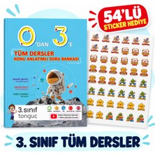 Tonguç 3. Sınıf 0’dan 3’e Tüm Dersler Soru Bankası – Maarif Modeli + 54’lü Sticker