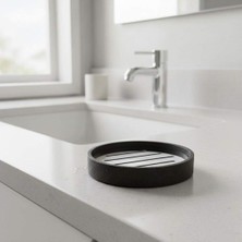 Elovias System Katı Sabunluk Siyah/Krom Renk  (BA2029 008 R2-CR)