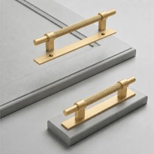 Elovias System Mobilya Kulp Tabanı Mat Altın Renk 192MM (SY0416 0192 Bb)