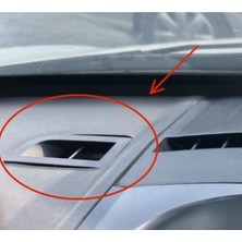 Aselis3D Renault Megane 2 (2004-2009) Ön Cam Havalandırma Izgarası Sağ ve Sol Takım 2 Adet Uyumlu 3D Baskı Abs Plastik