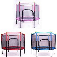 Ertürk Store Fileli Korumalı 140 cm Çocuk Trampolini 55 Inç Trambolin