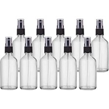 Ertürk Store 50 ml Cam Doldurulabilir Sprey Şişesi, Kolonya ve Parfüm Için, 10 Adet