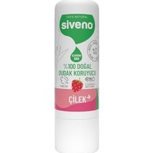 Ertürk Store %100 Doğal Dudak Koruyucu Çilek Bitkisel Lipbalm Dudak Kremi Nemlendirici Parlatıcı Onarıcı 6g