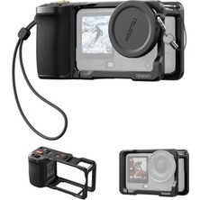 Ertürk Store Osmo Action 6 Uyumlu Bluetooth Kumandalı Streetgrip Kiti; Alüminyum Kafes, Çıkarılabilir Kol ve 4 Genişletme Noktası