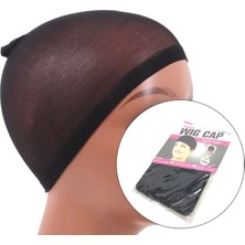 Handmade Peruk Takım Bonesi & Filesi - Ten Rengi - 1 Paket / 2 Adet Esnek Dayanıklı