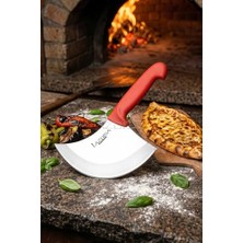 Ertürk Store Bıçak, Silver Serisi Mutfak Hilal Börek Bıçağı Pizza Pide Bıçağı Günlük Kullanım (MFT-243)