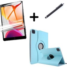Ertürk Store iPad Air 13INÇ M4/m3/m2 ile Uyumlu Dönen Tablet Kılıfı, Ekran Koruyucu ve Kalem, 2026-2024