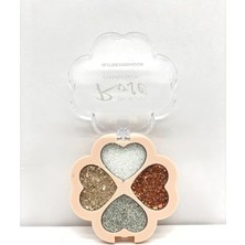 Ertürk Store 4'lü Kalpli Glitter Göz Farı No:1, ROESIAROSE741