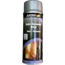 Ertürk Store Isıya Dayanıklı Yanmaz Mat Soba, Egzoz, Mangal ve Fırın Boyası, Gümüş Gri, 400 ml