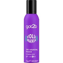 Ertürk Store Volumania 24H Hacim Veren Köpük 250 Ml, Saç Şekillendirici Köpük, Hacim Artırıcı Saç Köpüğü, Güçlü Tutuş, Vegan Formül