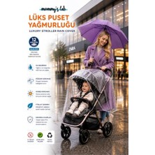 Ertürk Store Lüks Puset Yağmurluğu, 12 Mikron, Ftalat Içermez, Tüm Bebek Arabaları ile Uyumlu