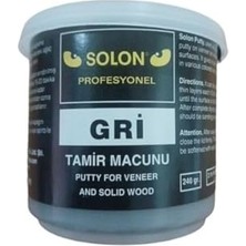 Ertürk Store Çok Amaçlı Ahşap, Çizik Çok Amaçlı, Gri 240 G, Parke Masa Sehpa, Tamir Dolgu Macunu